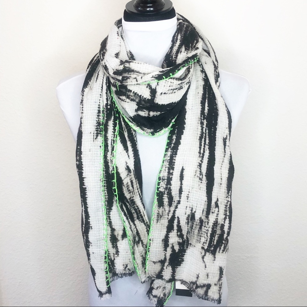 Steve Madden Tie-Dye Oversized Woven Scarf